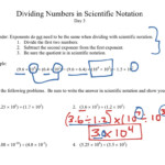 35 Multiplying And Dividing Scientific Notation Worksheet Combining