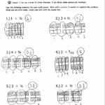 50 Dividing Fractions Using Models Worksheet Chessmuseum Template Library