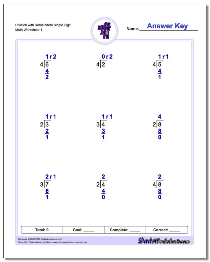 5th Grade Long Division Worksheets