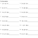 Addition Subtraction Multiplication Division Worksheets Times Tables