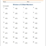 Bluebonkers Division Worksheets Double Digit Division P3 Math Long