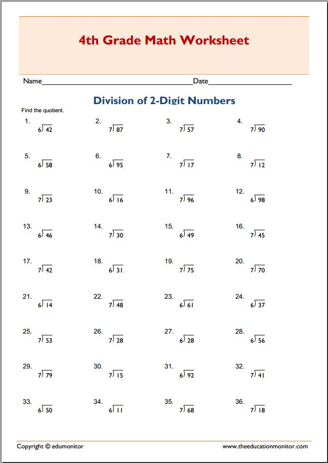 Bluebonkers Division Worksheets Double Digit Division P3 Math Long 