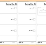 Bunny Hop Division By 2 3 4 5 10 Differentiated Worksheet Worksheets