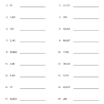 Divisibility Rule For 7 Worksheets