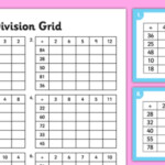 Division Grid Worksheet Activity Sheet And Challenge Cards