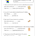 Division Word Problems With Remainders 1 Division Maths Worksheets