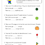 Division Word Problems With Remainders 2 Division Maths Worksheets