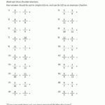 Fraction Division And Multiplication Worksheets Times Tables Worksheets