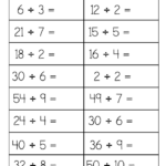 Free Division Worksheet 2 Digit By 1 Digit No Remainder