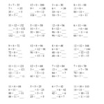 Inverse Relationships Multiplication And Division 5 12 Division