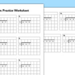 KS2 Short Division Practice Worksheet Classroom Resource