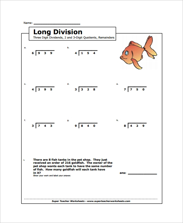 Long Division Method DriverLayer Search Engine