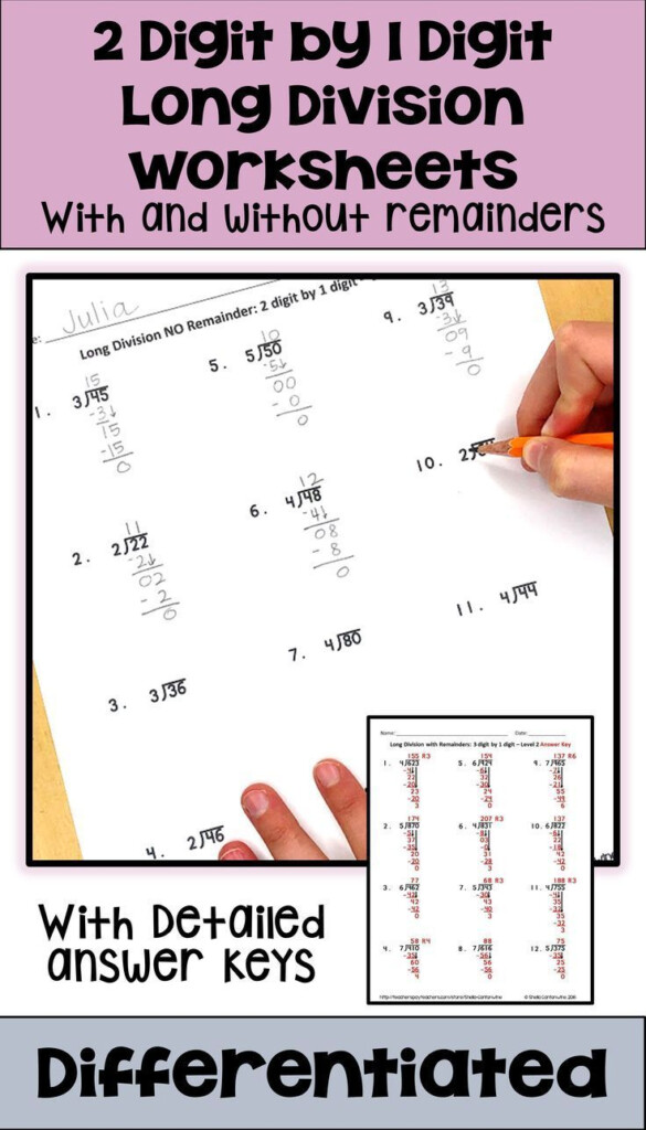 Long Division Worksheets 5th Grade Common Core Try This Sheet