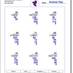 Math Aids Division Worksheets Answer Key Solve The Equation