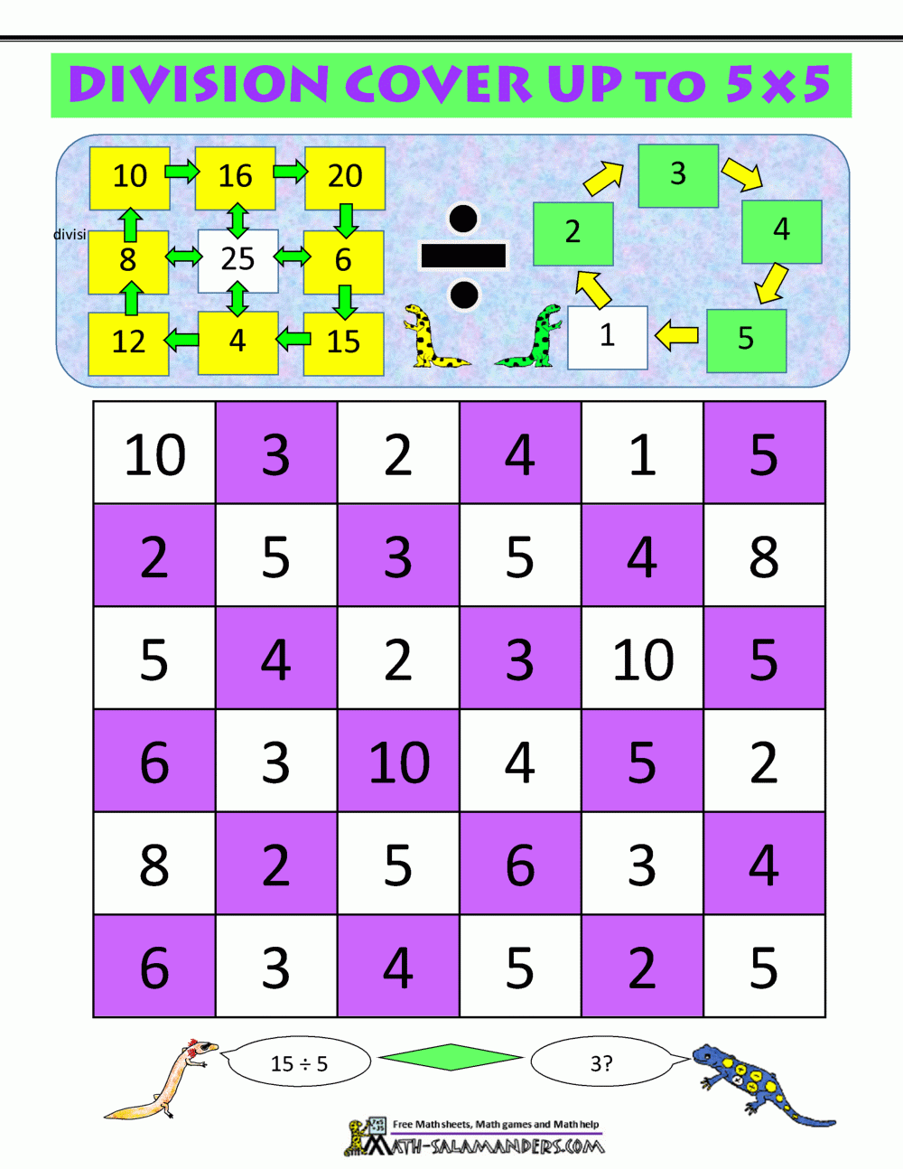 Math Division Games