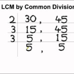 Math How To Find LCM By Common Division Method English YouTube