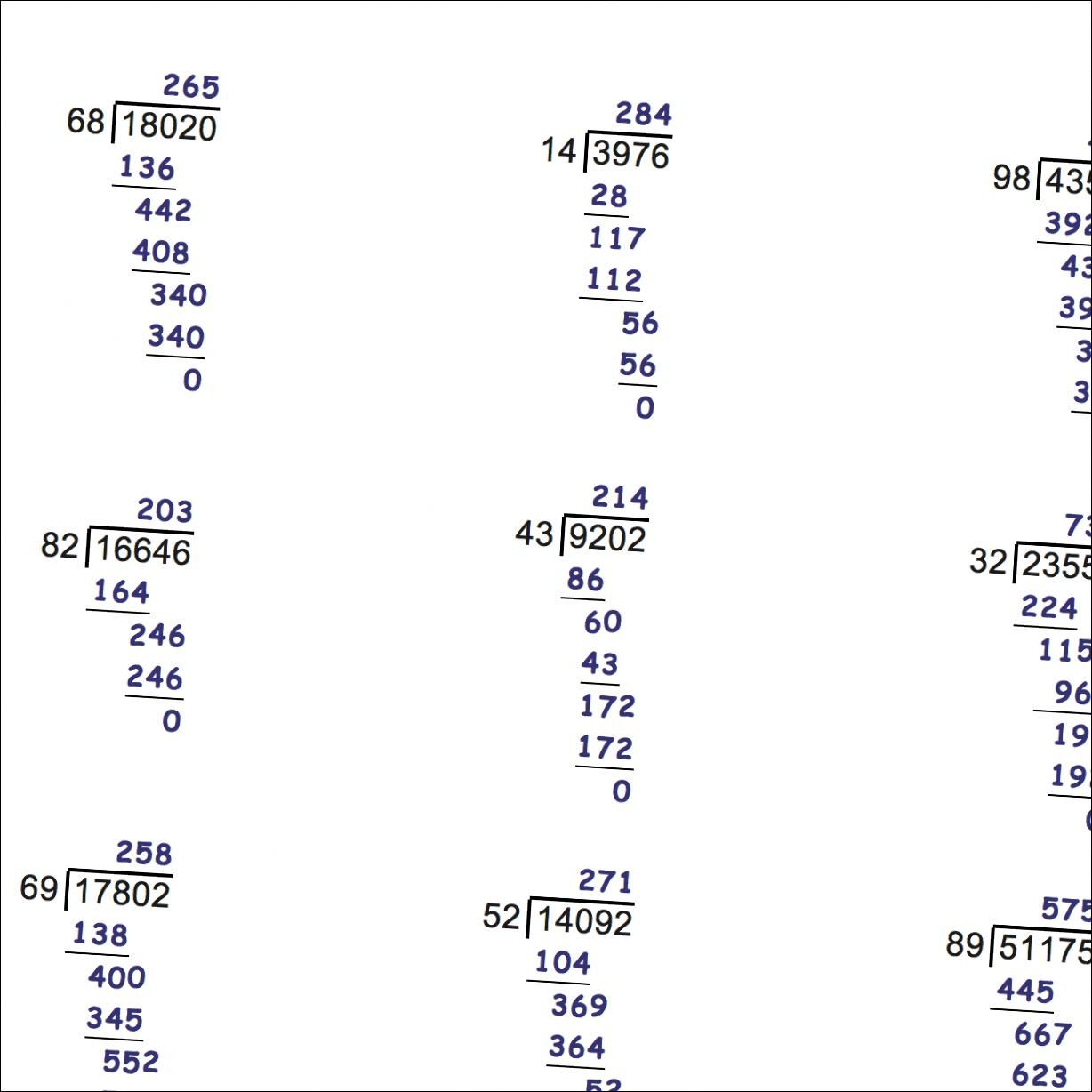 Math Antics Long Division Worksheets - Divisonworksheets.com