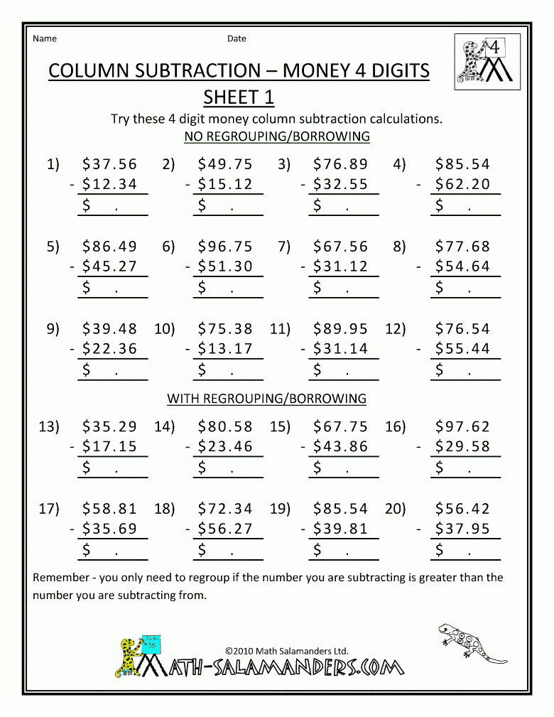 Maths Practice Worksheets For Class 4 Cbse Worksheetpedia