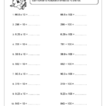 Multiplying And Dividing Decimals By 10 And 100 1 Fraction And