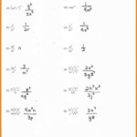 Practice Division Properties Of Exponents Worksheetrs Property
