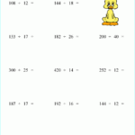 Printable Primary Math Worksheet For Math Grades 1 To 6 Based On The