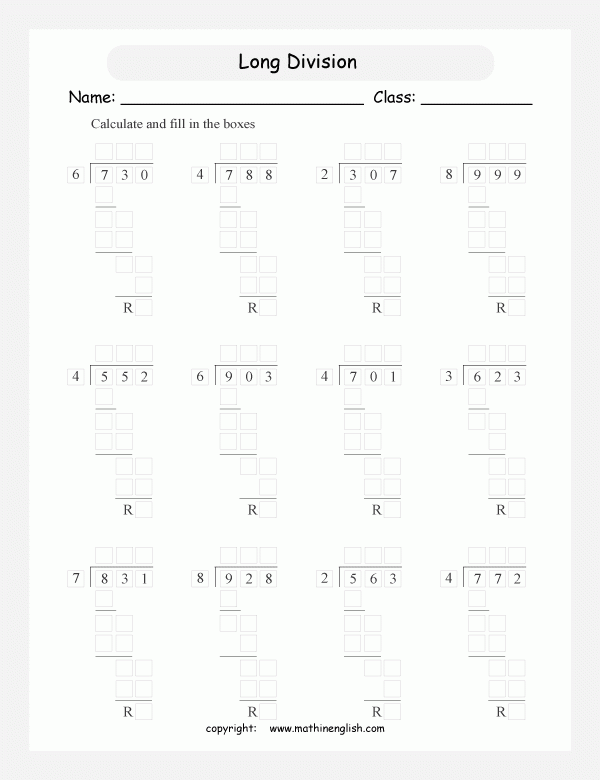 Printable Primary Math Worksheet For Math Grades 1 To 6 Based On The