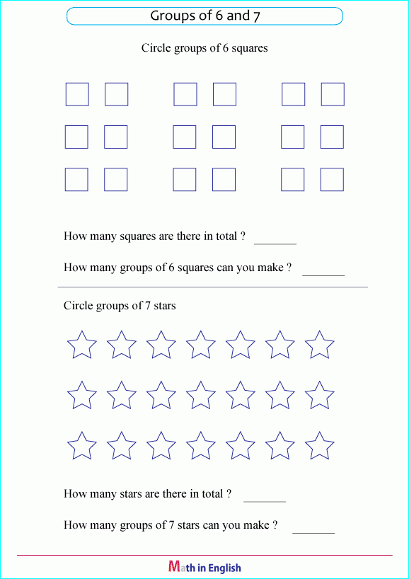 Printable Primary Math Worksheet For Math Grades 1 To 6 Based On The 