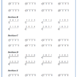 Short Division Worksheets Practice Questions And Answers Cazoomy