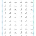 Single Digit Multiplication Worksheets Times Tables Worksheets