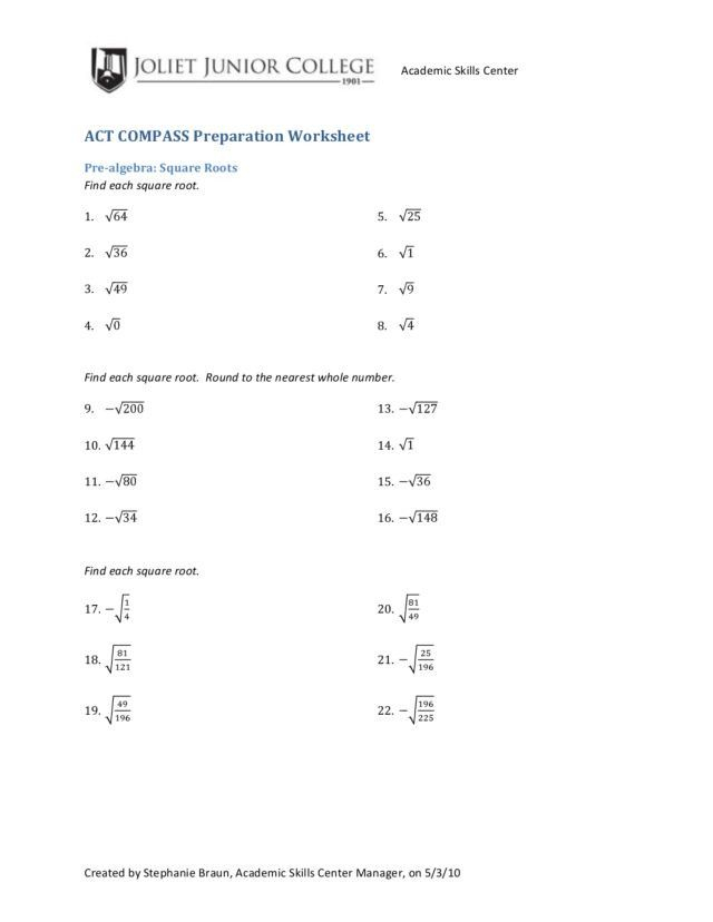  Square Root Method Worksheet Free Download Gambr co