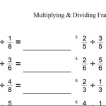 TES Multiplying And Dividing Fractions GCSE Maths Worksheet