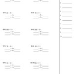 Using The Distributive Property Of Division Worksheet Printable Pdf