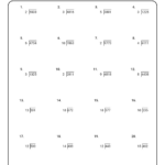 Worksheet For Beginning Division Printable Worksheets And Activities