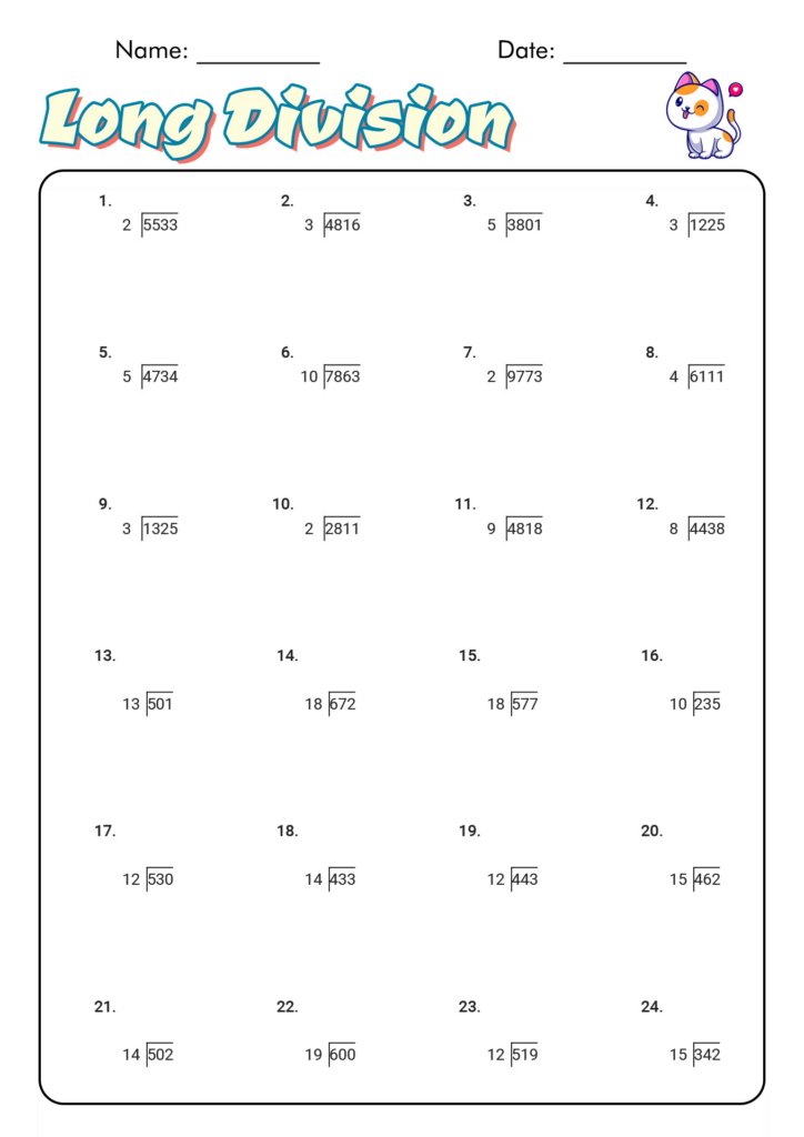 Worksheet For Beginning Division Printable Worksheets And Activities 