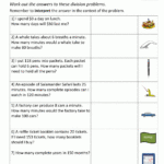 Worksheets On Multiplication And Division For Grade 4