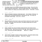 10 Multiplication And Division Word Problems Worksheets Pdf Coo