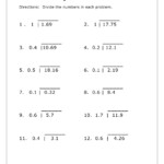 17 Long Division Decimal Worksheets 5th Grade Worksheeto