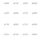 20 Compatible Numbers Division Worksheets Worksheet From Home