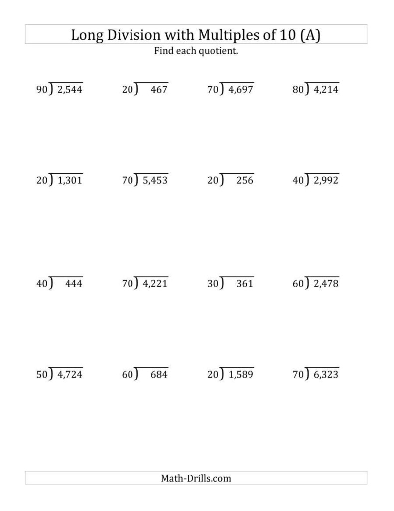20 Compatible Numbers Division Worksheets Worksheet From Home