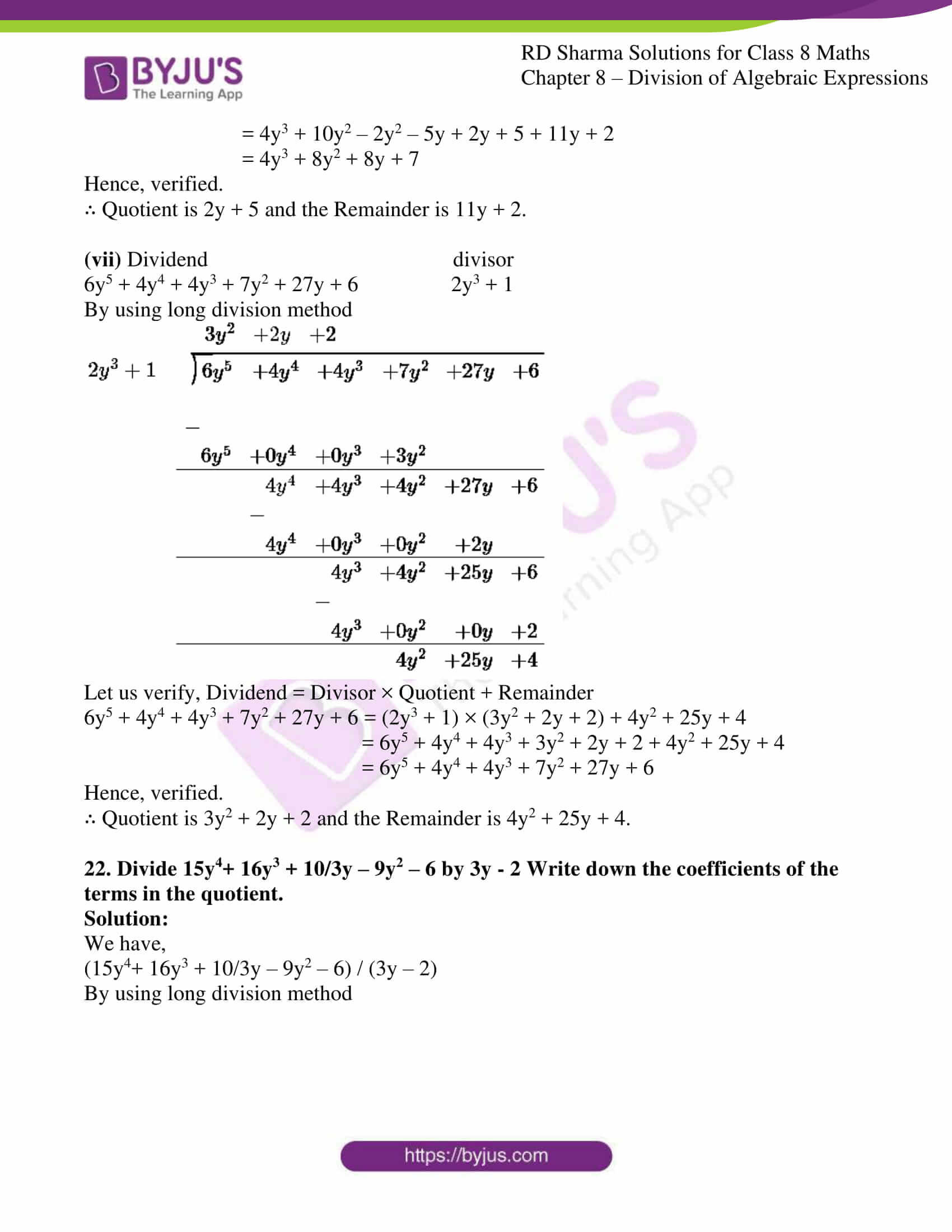 Synthetic Division Worksheet With Answers Pdf