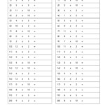 90 TIMES TABLE WORKSHEETS MIXED WorksheetsTable
