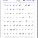 Basic Multiplication And Division Worksheets Times Tables Worksheets