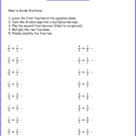 Dividing Fractions By Whole Numbers Worksheet 5th Grade Thekidsworksheet