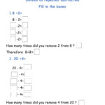Division As Repeated Subtraction Worksheet