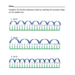 Division Using Number Line Worksheet Grade 2 Jerry Tompkin s English