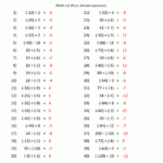 Division With Negative Numbers