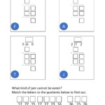 Division With Regrouping Worksheet