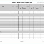 Divorce Assets And Liabilities Worksheet Db excel