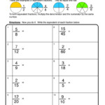 Equivalent Fractions Worksheet Write Have Fun Teaching