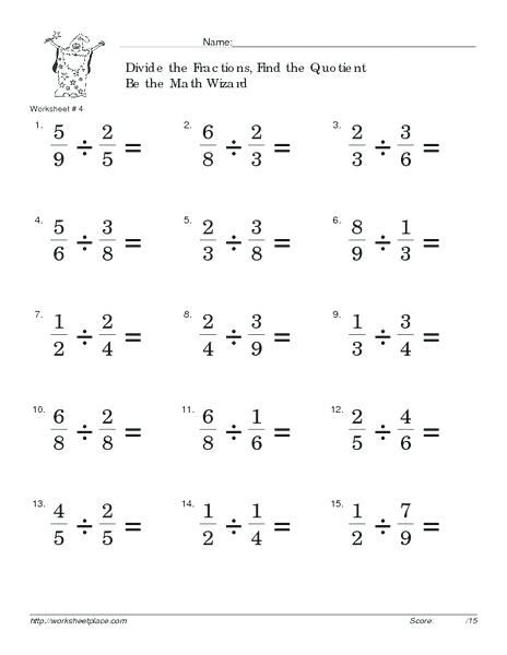 Fractions Test Grade 8 Grade Fractions Worksheets Free Worksheets 
